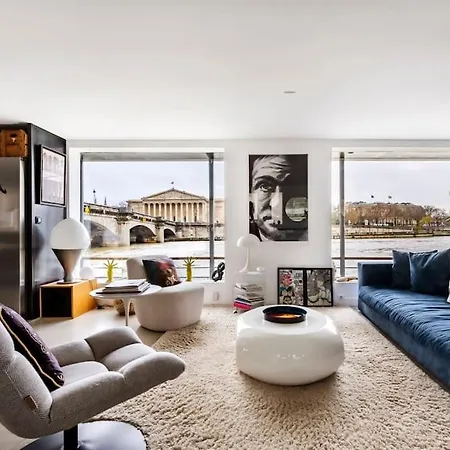 Apartment Luxury Houseboat Vip Service - Show Jumping Paris