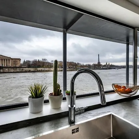 Apartment Luxury Houseboat Vip Service - Show Jumping Paris